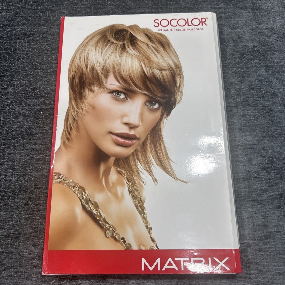 Matrix Socolor Permanent Cream Hair Color Swatch book
